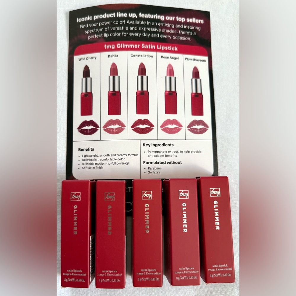 fmg Glimmer Satin Lipstick